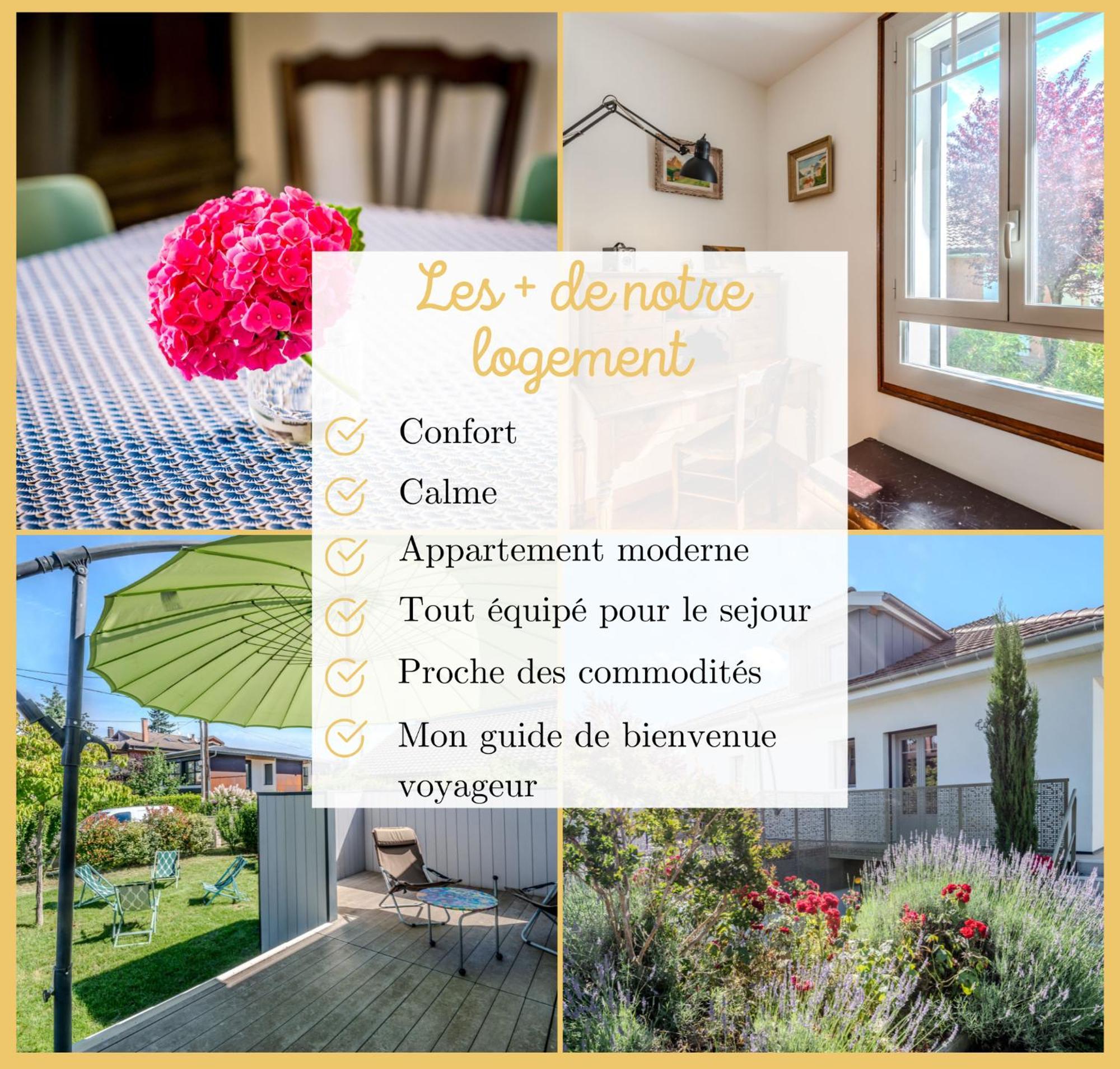 Chez Drum I Villa T3 I Thonon Extérieur photo